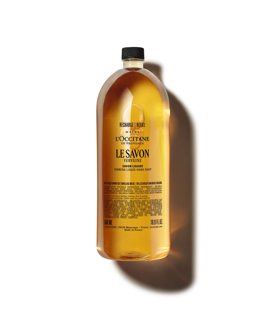 Eco-Refil Sabonete Líquido para Mãos Verbena Le Savon 500mL
